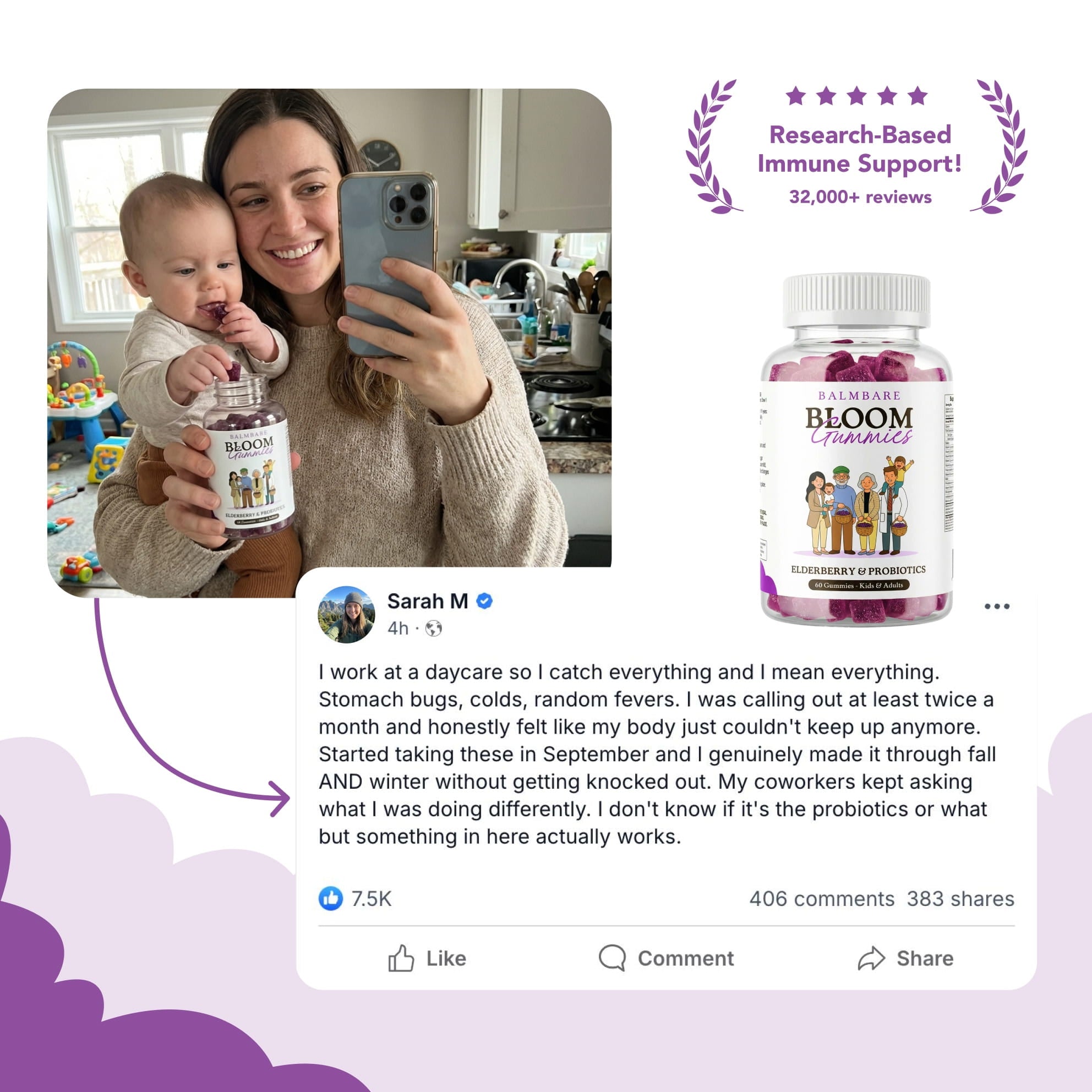 40oz insulated mug with a phone holder and free gifts included sign.