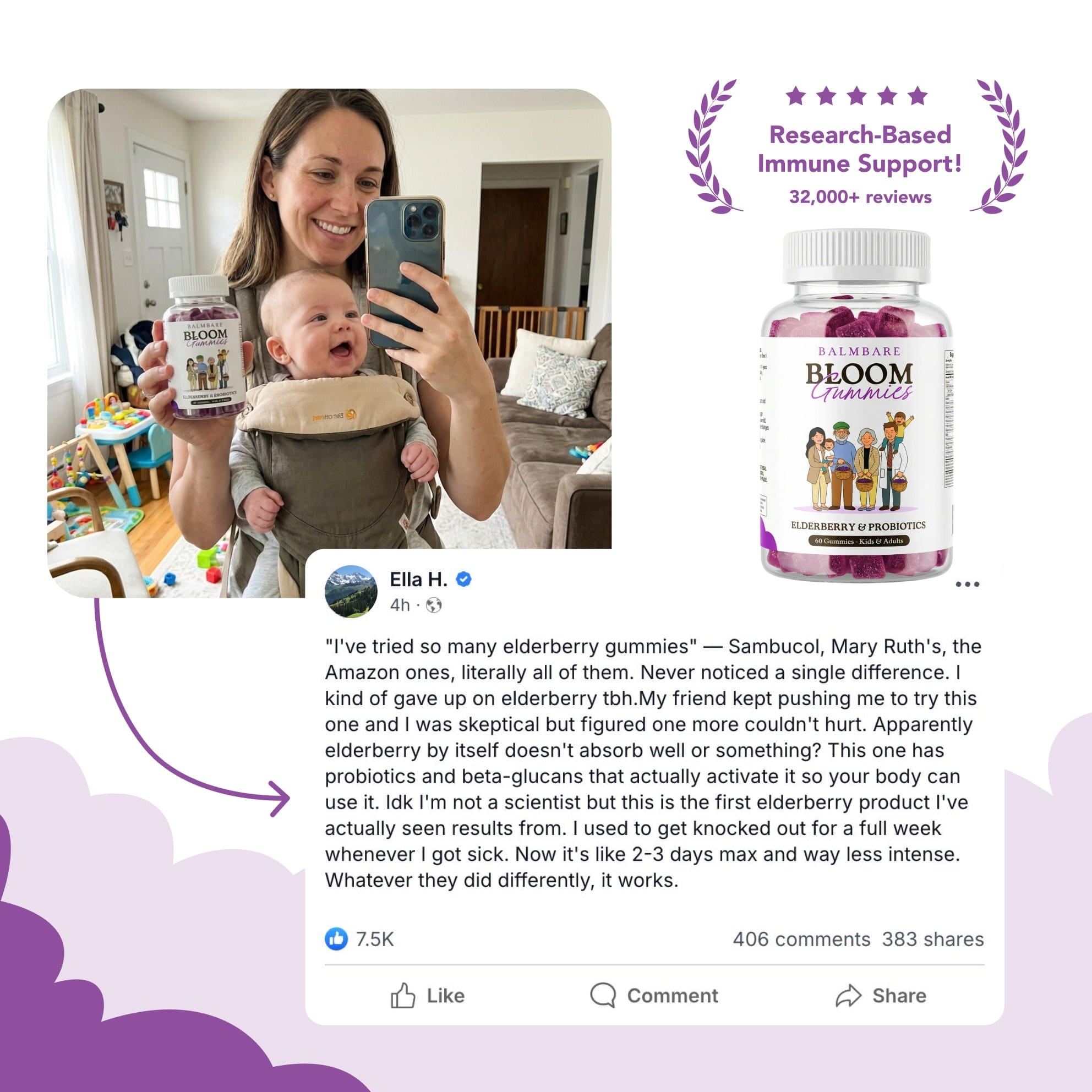 40oz insulated mug with a phone holder and free gifts included sign.